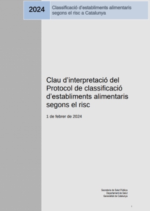 clasificacion de establecimientos alimentarios