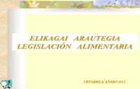 legislacion alimentaria