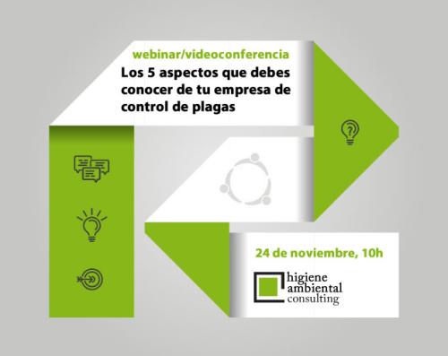webinar empresas control plagas